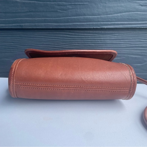 Coach Vintage Chrystie Brown Leather Crossbody 9892 - Picture 5 of 7